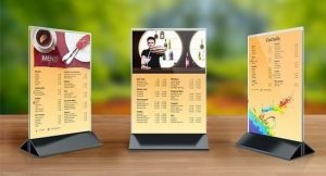 Menu để bàn
