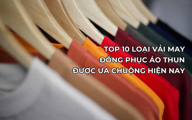 vải may đồng phục áo thun