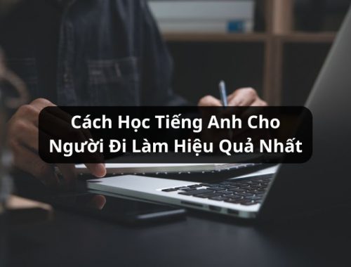 cách học tiếng anh cho người đi làm