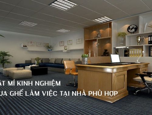 kinh nghiệm mua ghế làm việc tại nhà