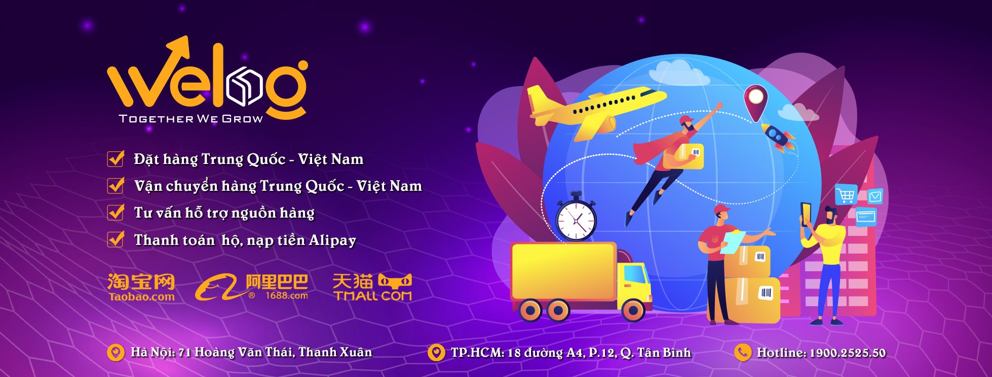 WeLog - Công ty nhập hàng Trung Quốc uy tín