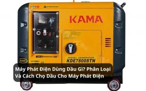 máy phát điện dùng dầu gì