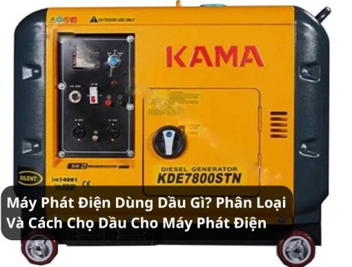 máy phát điện dùng dầu gì