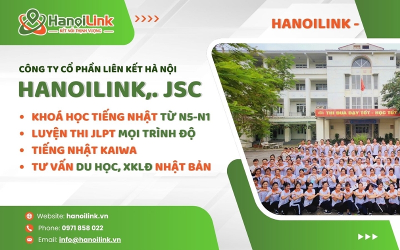 Trung tâm Đào tạo Nhật ngữ HanoiLink 