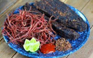 Thịt trâu gác bếp