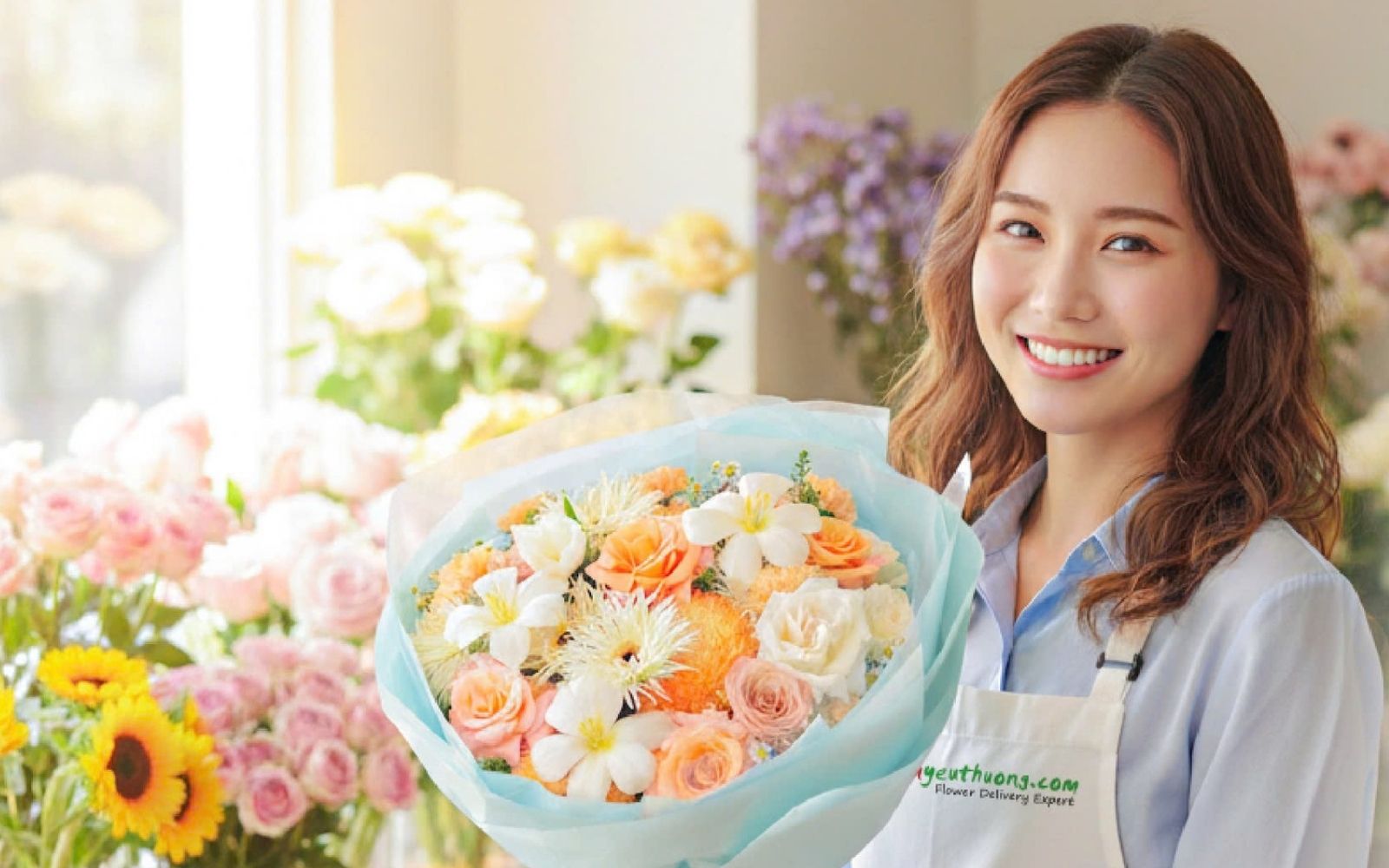 Shop Hoa Yêu Thương- địa điểm Mua hoa tươi giá sỉ ở SG Shop Hoa Yêu Thương- địa điểm Mua hoa tươi giá sỉ ở SG