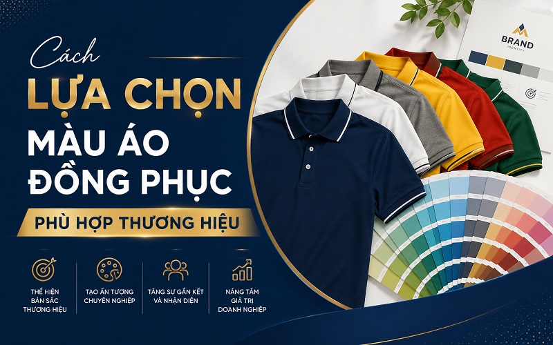 cách lựa chọn màu áo đồng phục phù hợp thương hiệu